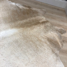 Load image into Gallery viewer, XL Charolais Cowhide Rug (blonde / champagne/ cream)