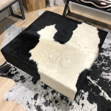 Load image into Gallery viewer, Frisian Cowhide Ottoman - Large