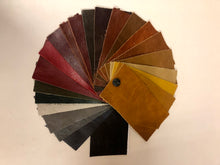 Load image into Gallery viewer, Chesterfield Genuine Leather Ottoman / Footstool