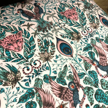 Load image into Gallery viewer, Bespoke Emma Shipley Amazon Print Ottoman / Footstool/ Coffee Table