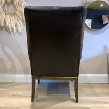 Load image into Gallery viewer, Cowhide & Leather Gentleman’s Chair in Brown & Tan