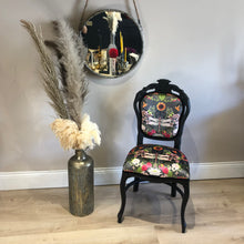 Load image into Gallery viewer, Louis Style Statement Chair in Botanical Print Fabric