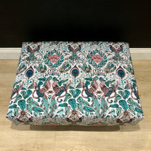 Load image into Gallery viewer, Bespoke Emma Shipley Amazon Print Ottoman / Footstool/ Coffee Table