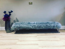 Load image into Gallery viewer, Bespoke Made to Measure Tibetan Sheepskin Bench