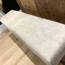 Load image into Gallery viewer, Grey Cowhide Deep Luxury Bench
