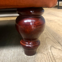 Load image into Gallery viewer, Chesterfield Genuine Leather Ottoman / Footstool
