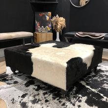 Load image into Gallery viewer, Frisian Cowhide Ottoman - Large
