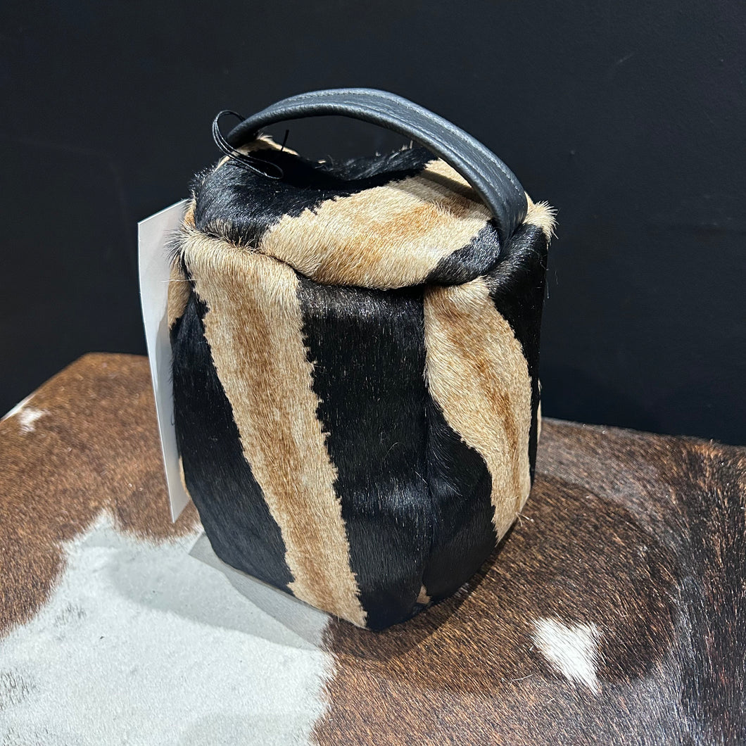 Animal Print Cowhide Door Stop