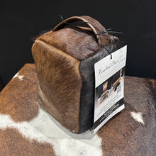 Load image into Gallery viewer, Dark Brown Cowhide Door Stop
