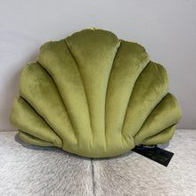 Load image into Gallery viewer, Shell Statement Cushion Olive / Green
