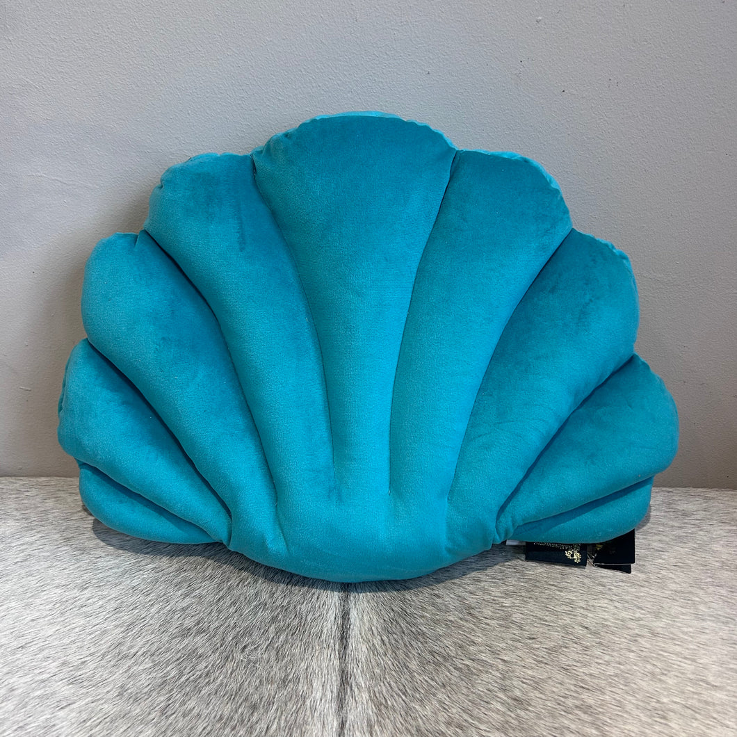 Shell Statement Cushion Aqua