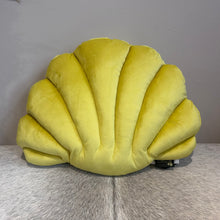 Load image into Gallery viewer, Shell Statement Cushion Yellow
