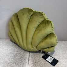 Load image into Gallery viewer, Shell Statement Cushion Olive / Green

