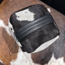 Load image into Gallery viewer, Black / Brown and Grey Cowhide Doorstop
