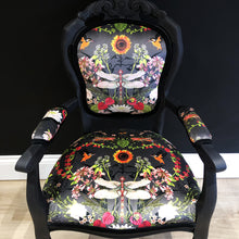 Load image into Gallery viewer, Bespoke Botanical Louis Style Statement Chair

