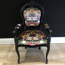 Load image into Gallery viewer, Bespoke Botanical Louis Style Statement Chair
