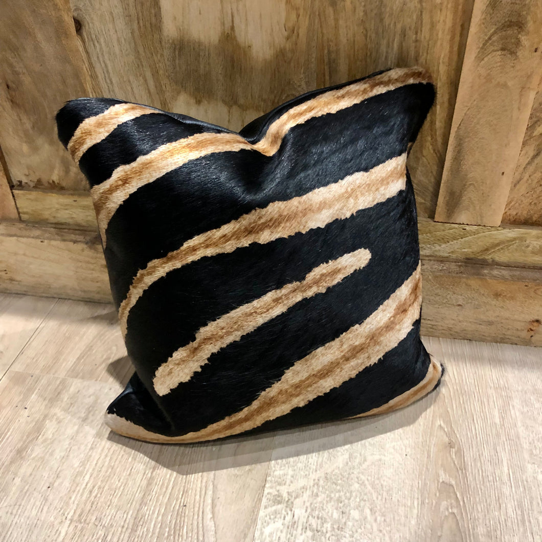 Small Animal Print Cowhide Cushion